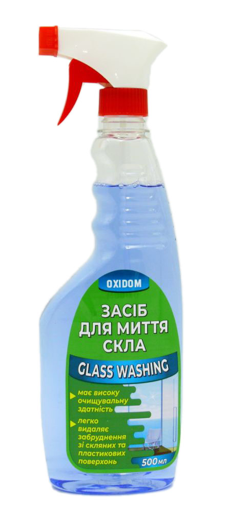 Засіб для миття скла OXIDOM 500 г з трігером